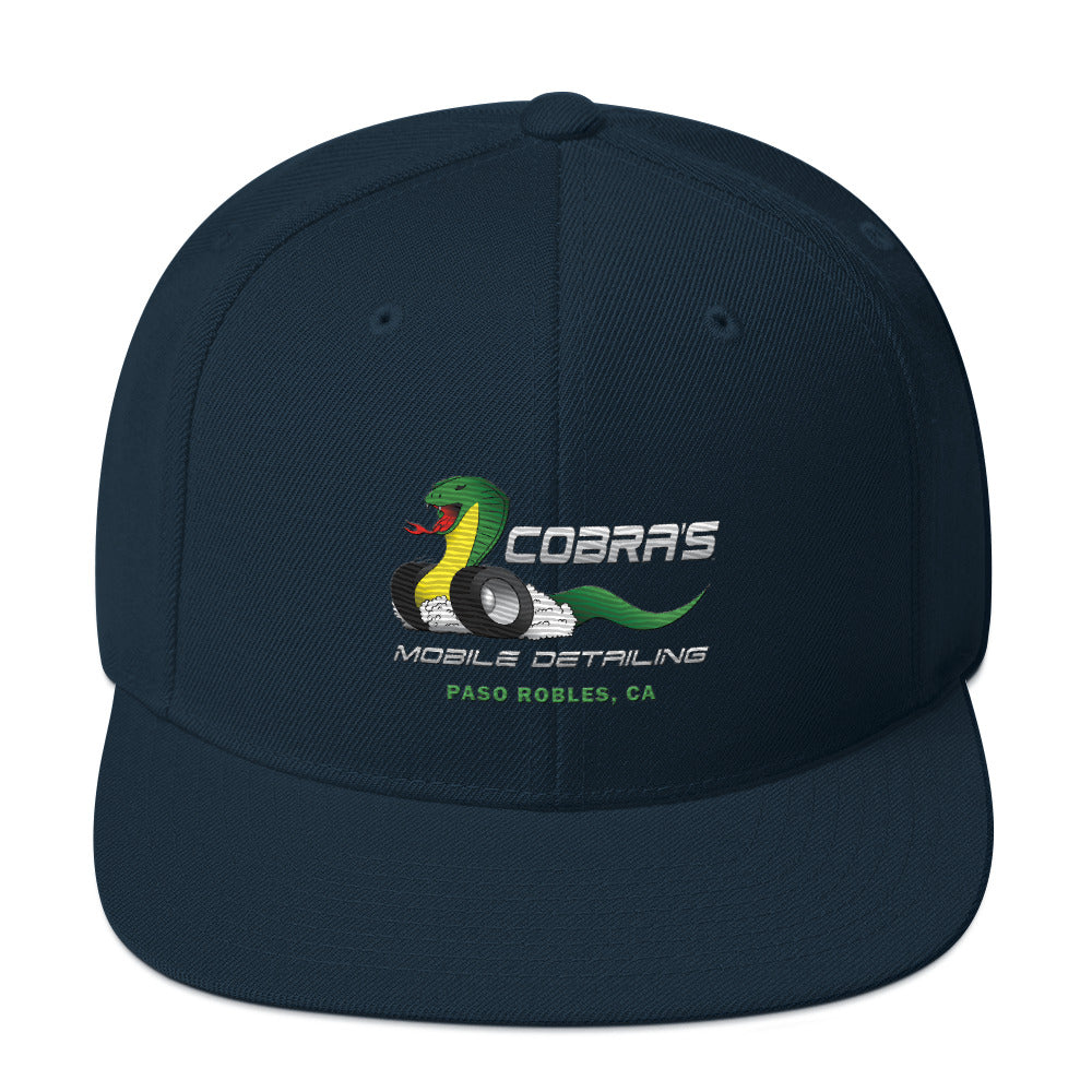 Cobra's Classic Embroidered Snapback Hat