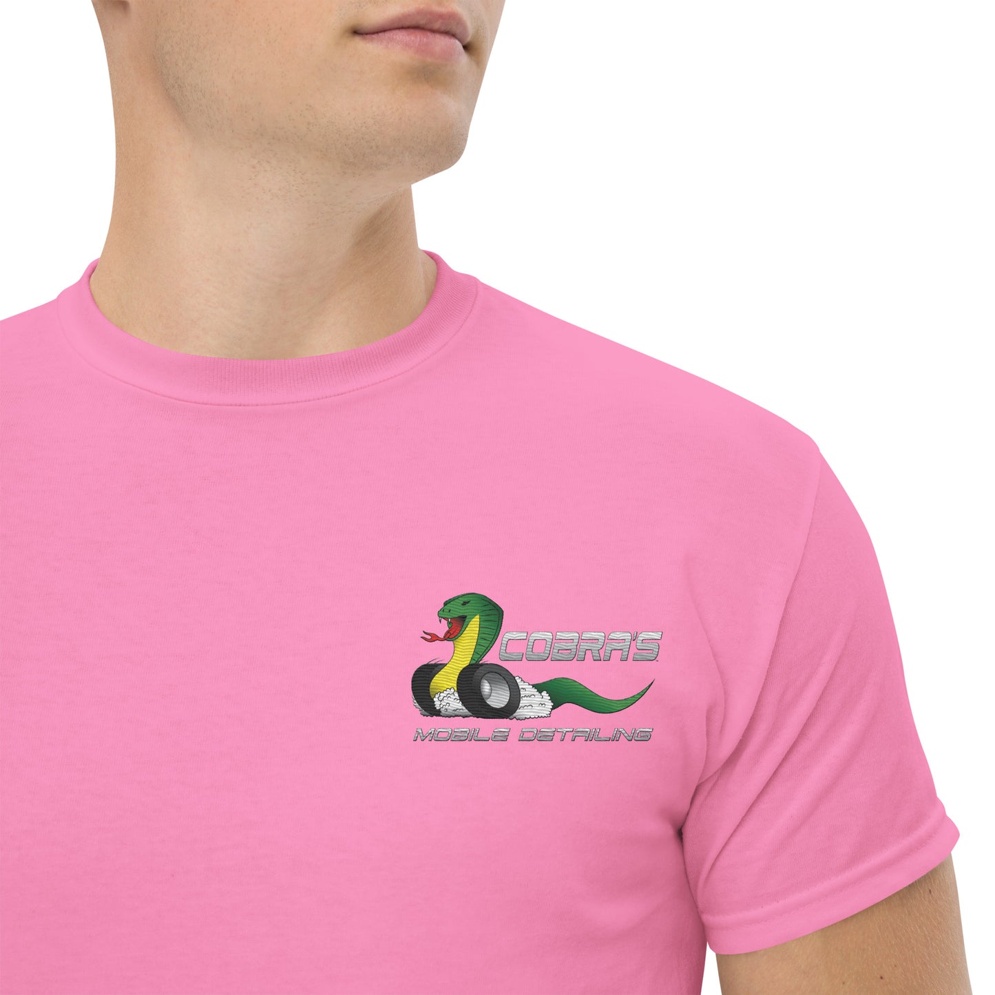 Cobra's Classic Men's Embroidered Logo Tee