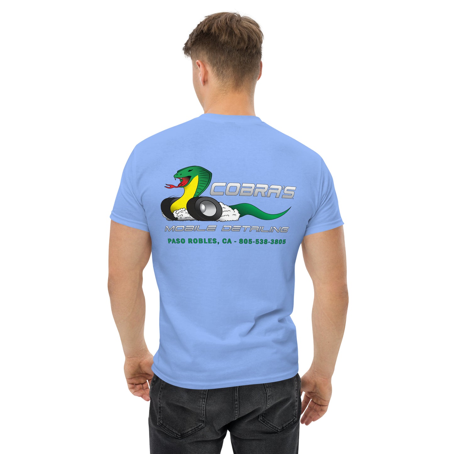 Cobra's Classic Men's Embroidered Logo Tee