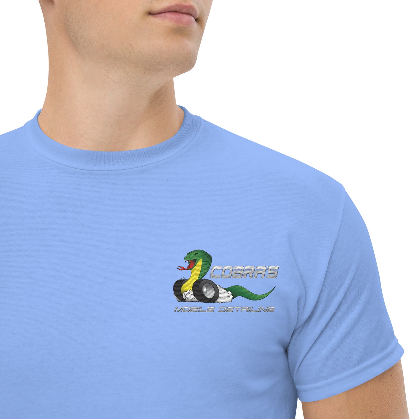 Cobra's Classic Men's Embroidered Logo Tee