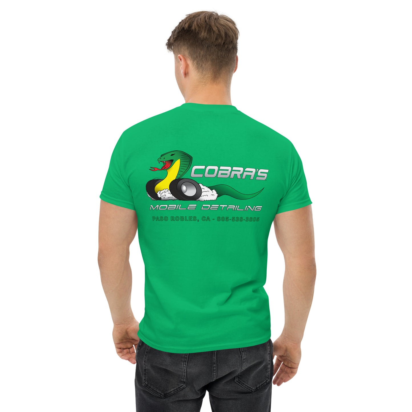 Cobra's Classic Men's Embroidered Logo Tee