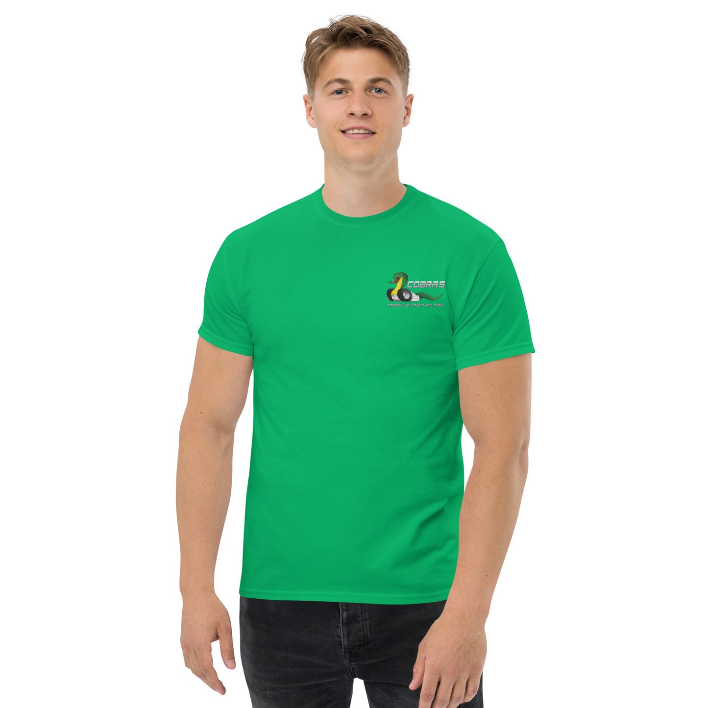 Cobra's Classic Men's Embroidered Logo Tee