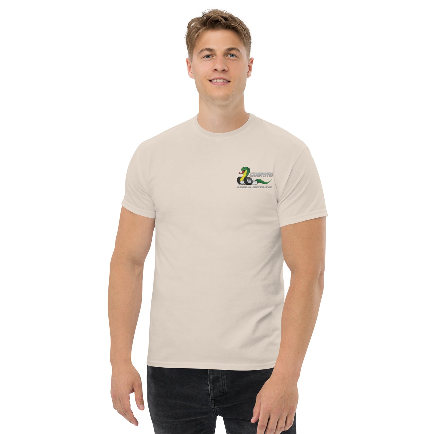 Cobra's Classic Men's Embroidered Logo Tee