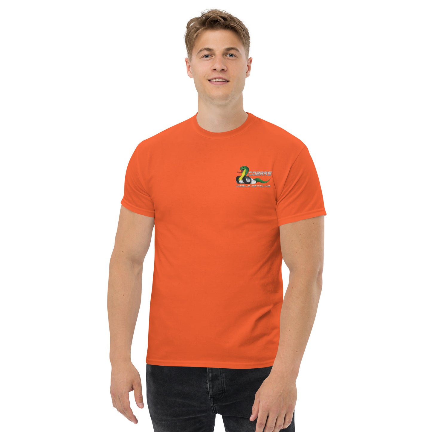 Cobra's Classic Men's Embroidered Logo Tee