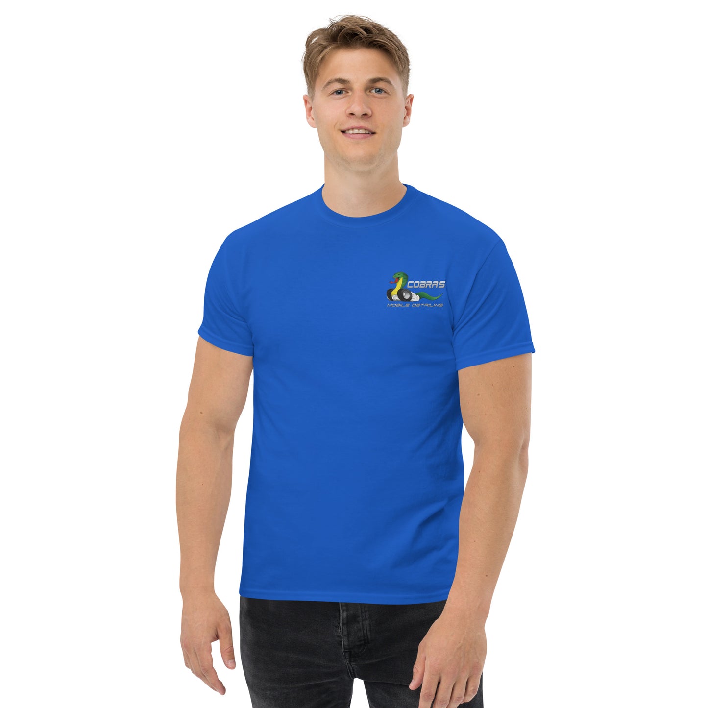 Cobra's Classic Men's Embroidered Logo Tee