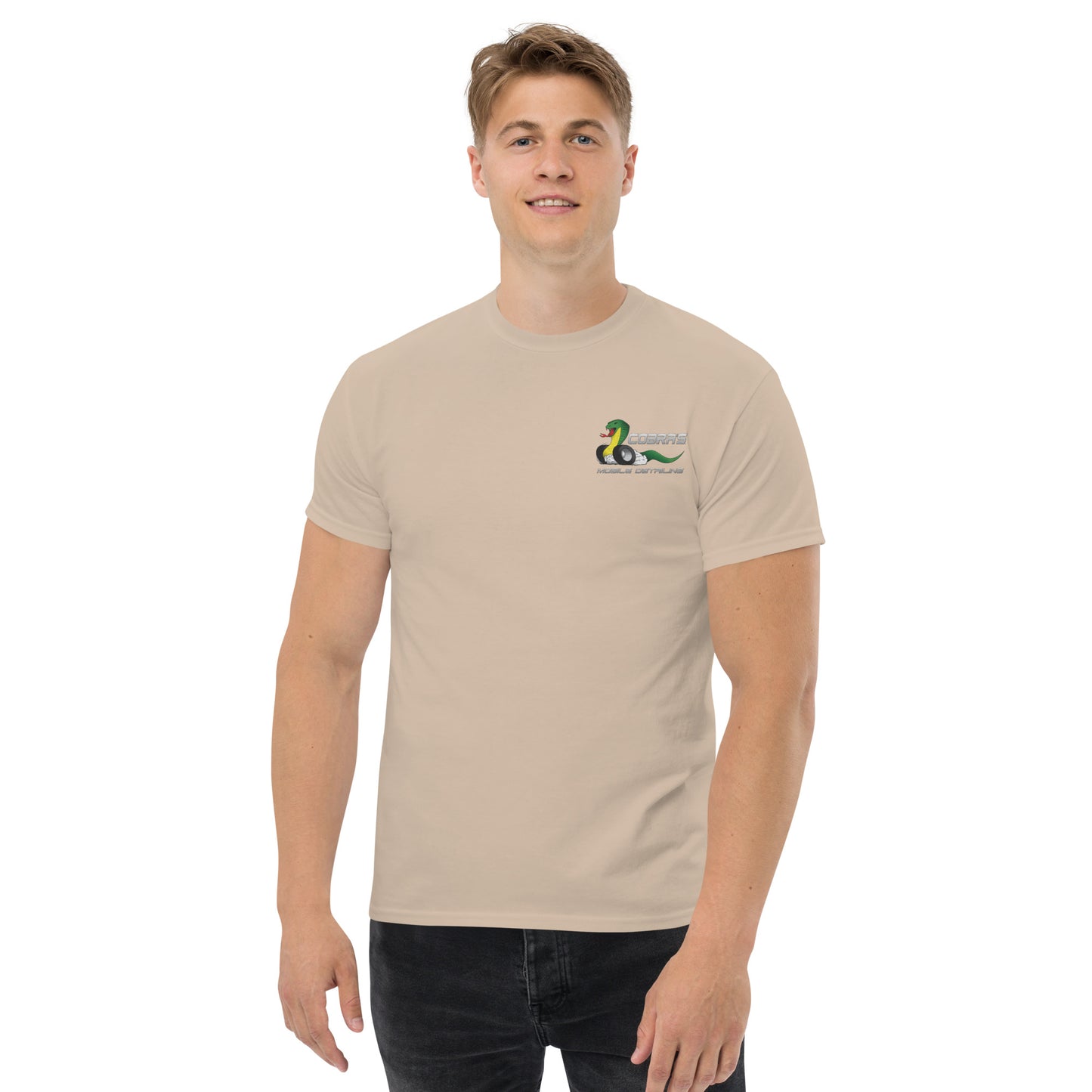 Cobra's Classic Men's Embroidered Logo Tee