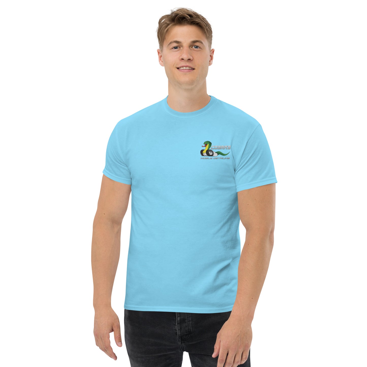 Cobra's Classic Men's Embroidered Logo Tee
