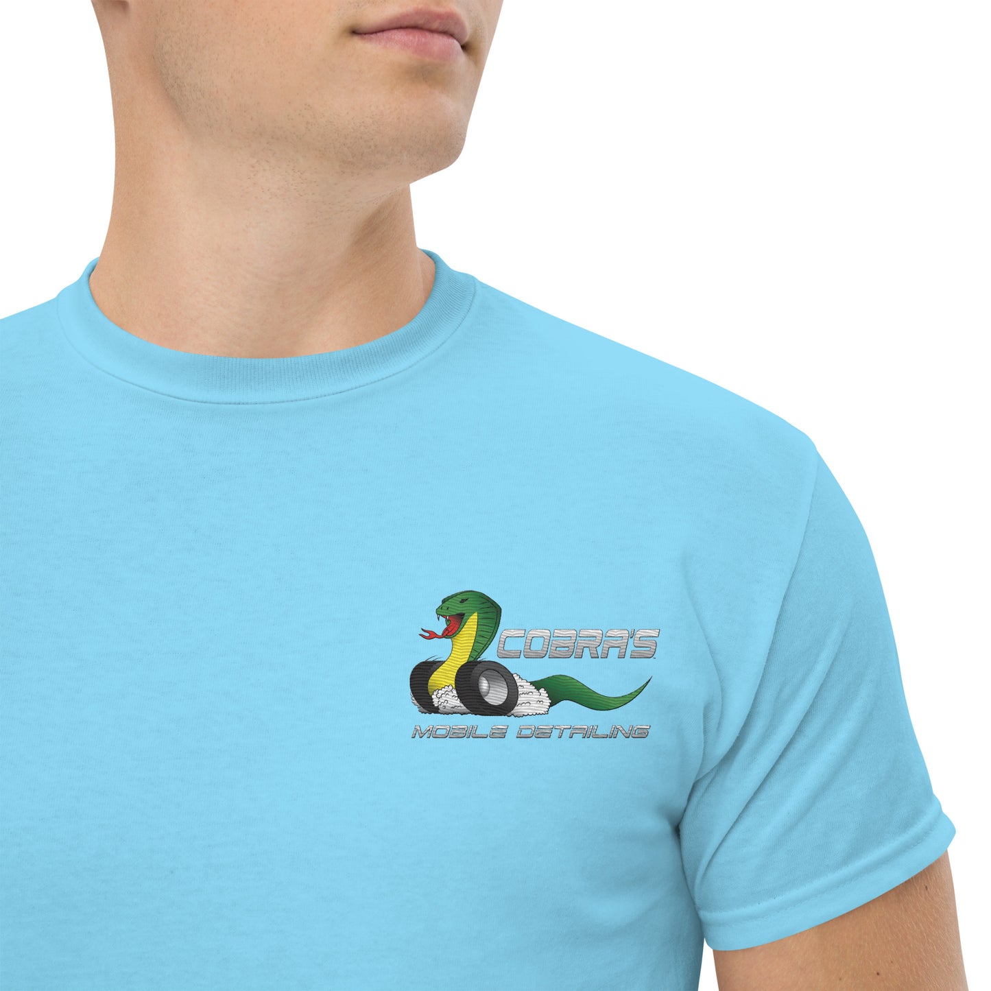 Cobra's Classic Men's Embroidered Logo Tee