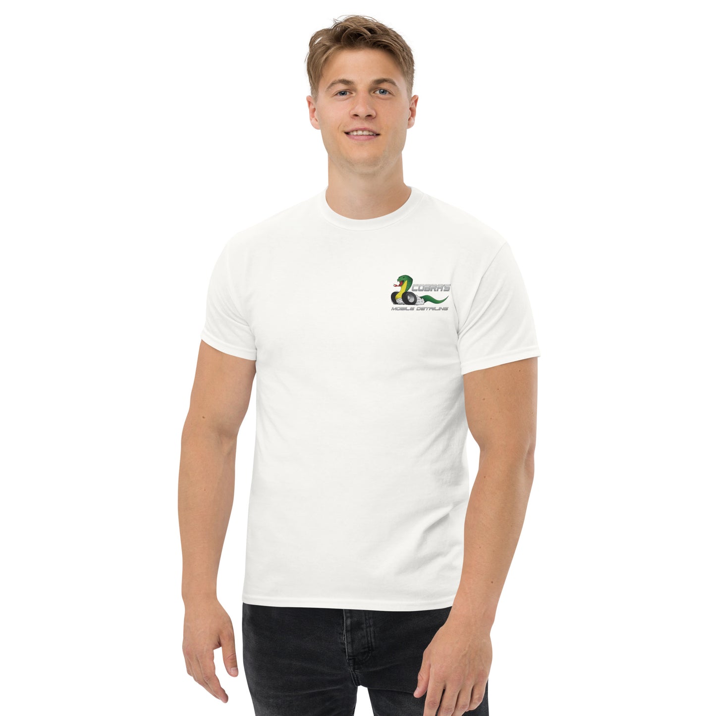 Cobra's Classic Men's Embroidered Logo Tee