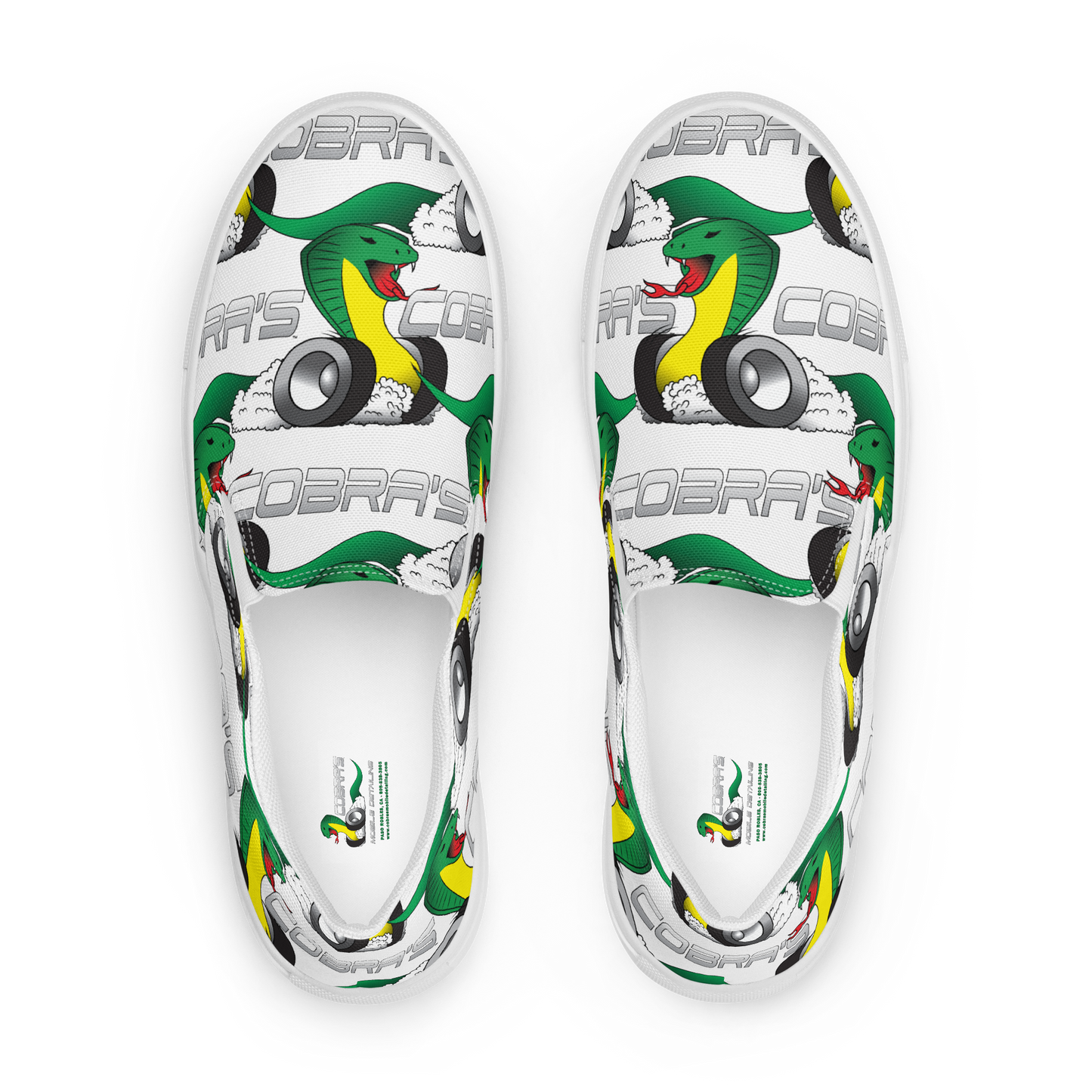 Cobra's Classic Canvas Men's Slip-Ons