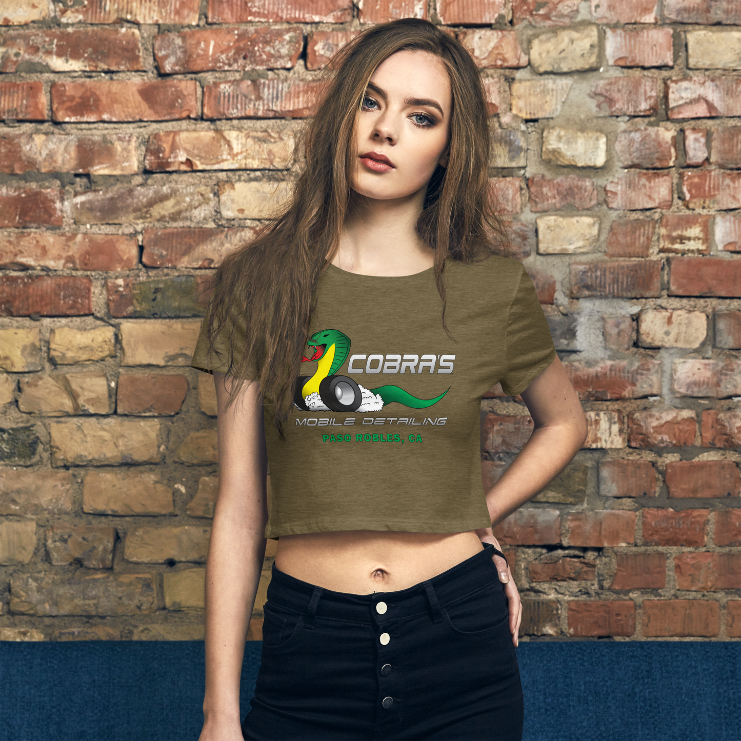Cobra's Classic Crop Lady's Tee