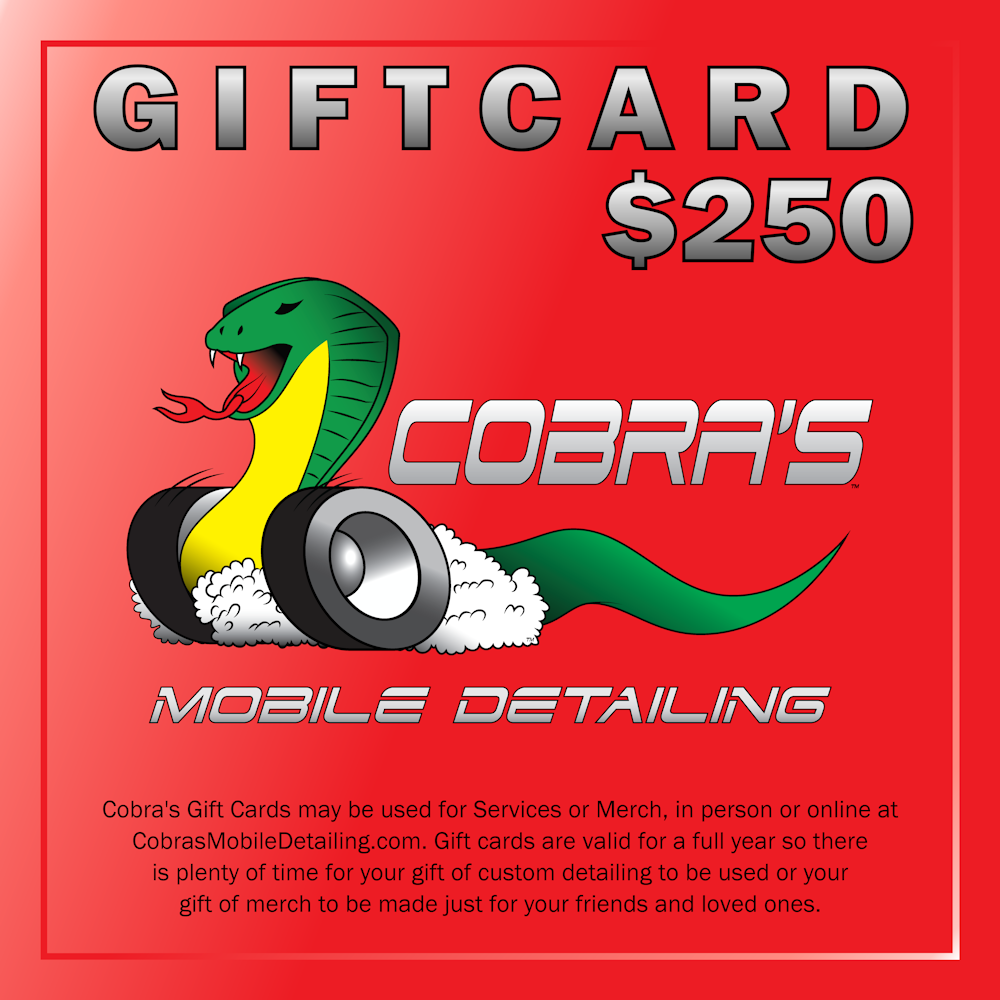 Cobra's Gift Card $250
