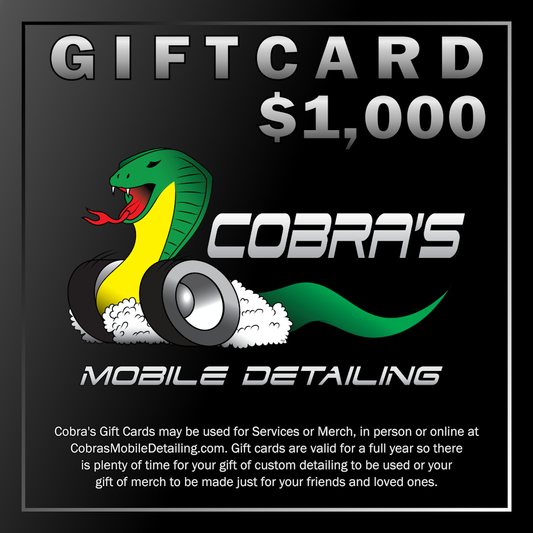 Cobra's Gift Card $1,000