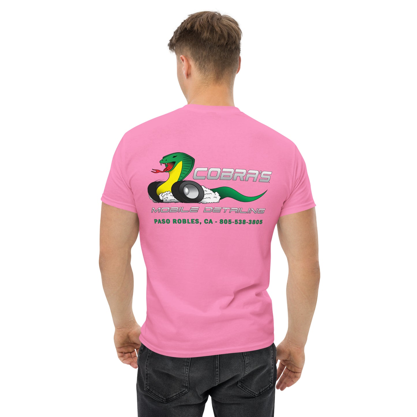 Cobra's Classic Men's Embroidered Logo Tee
