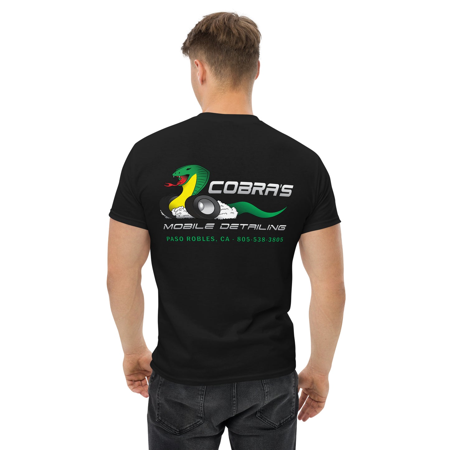 Cobra's Classic Men's Embroidered Logo Tee