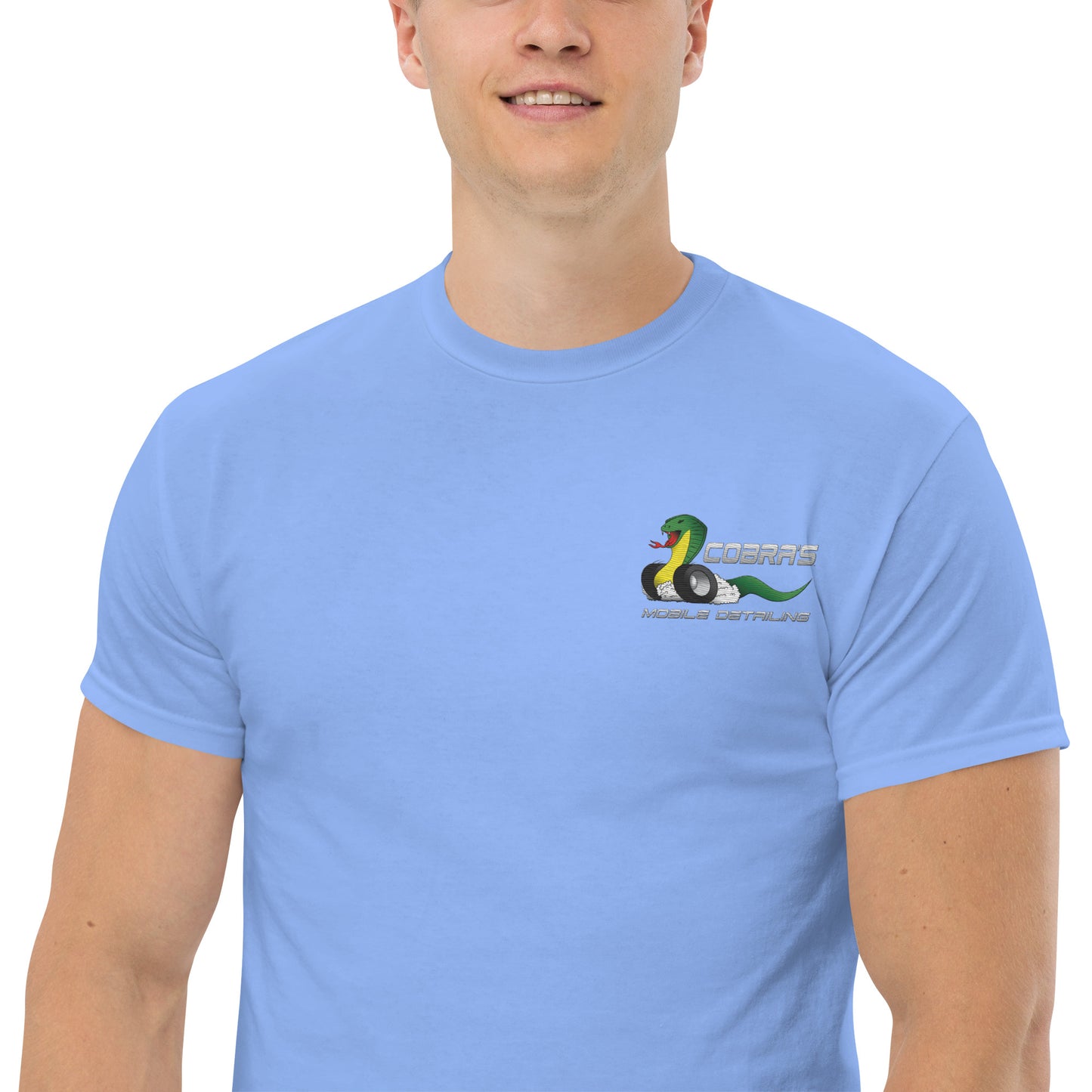 Cobra's Classic Men's Embroidered Logo Tee