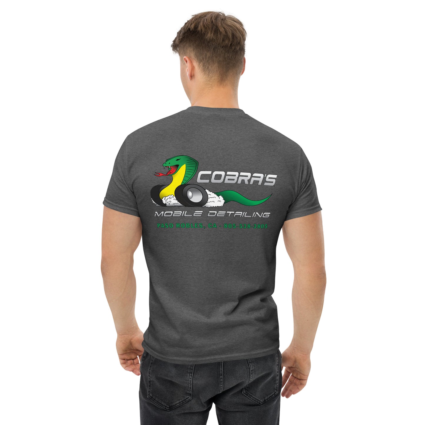 Cobra's Classic Men's Embroidered Logo Tee