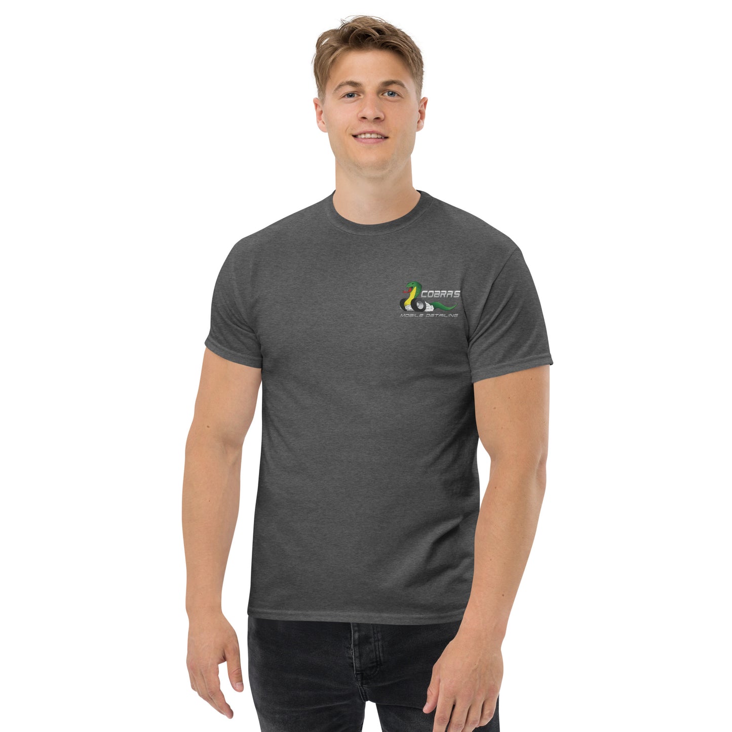Cobra's Classic Men's Embroidered Logo Tee