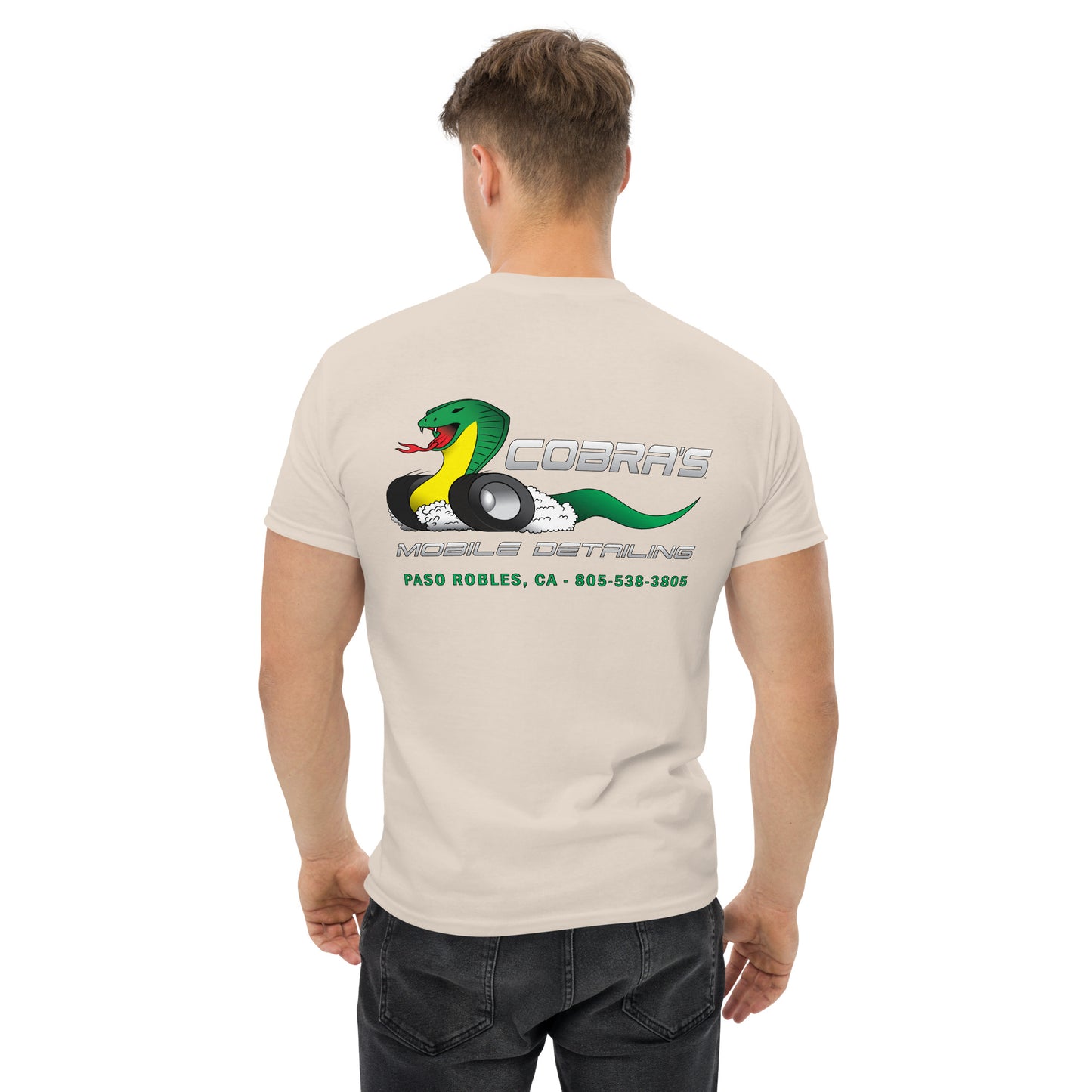 Cobra's Classic Men's Embroidered Logo Tee