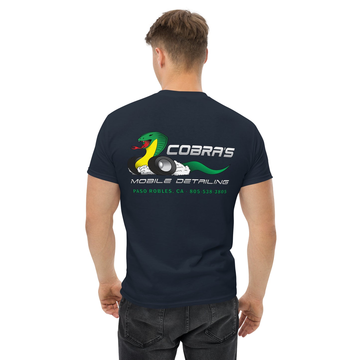 Cobra's Classic Men's Embroidered Logo Tee