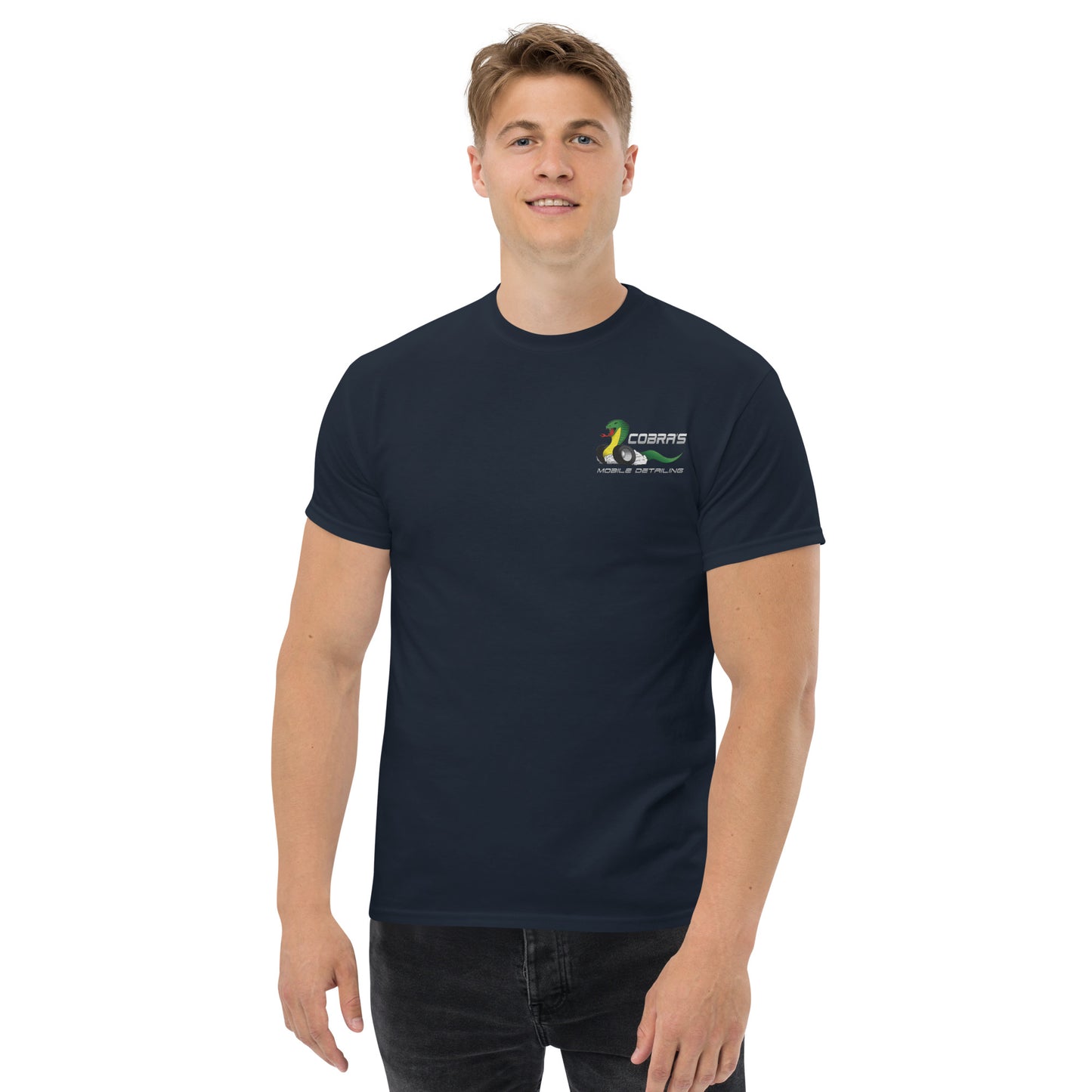 Cobra's Classic Men's Embroidered Logo Tee