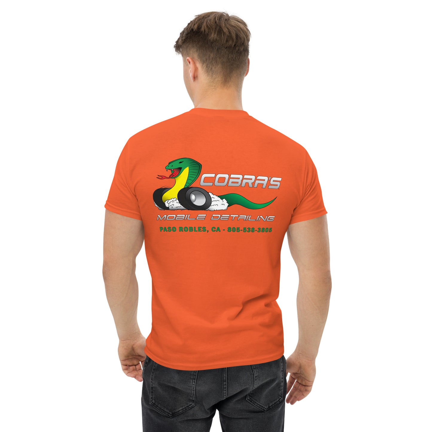 Cobra's Classic Men's Embroidered Logo Tee