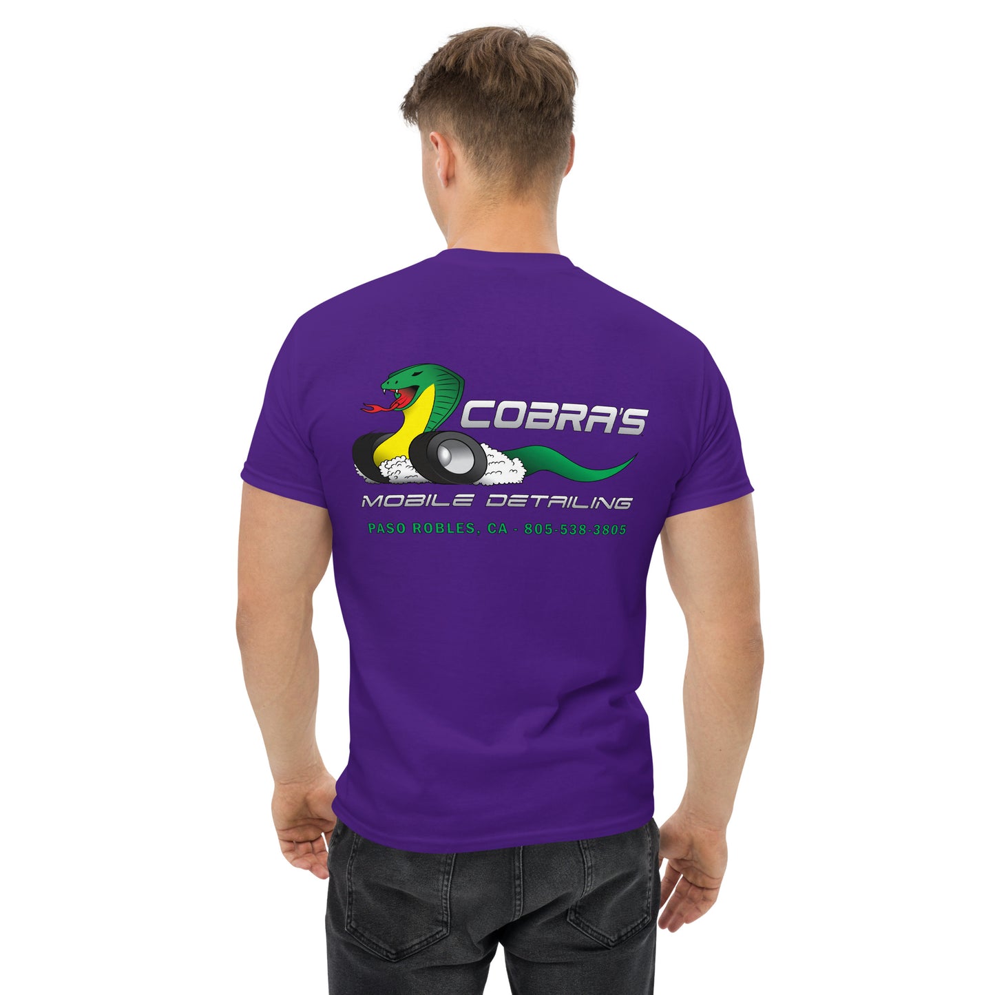 Cobra's Classic Men's Embroidered Logo Tee