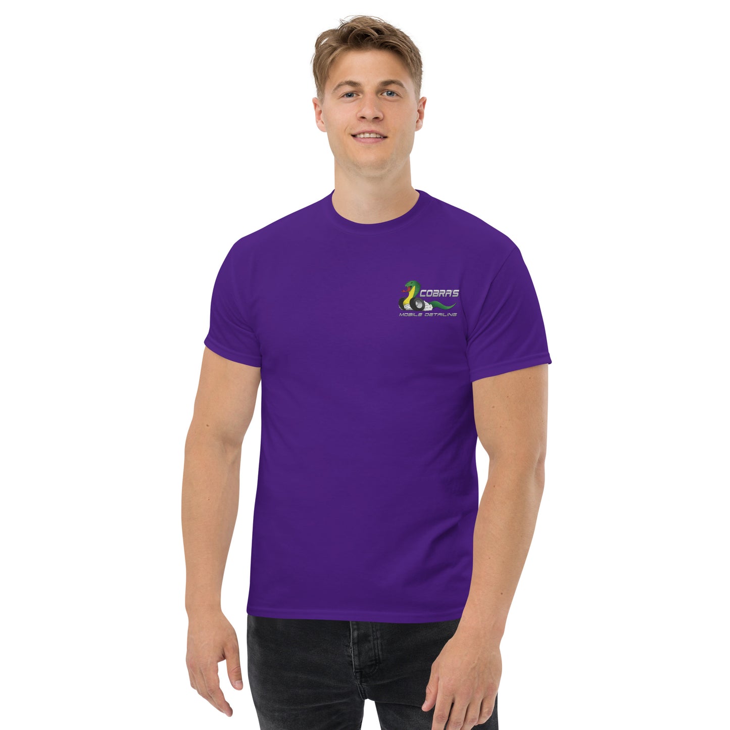 Cobra's Classic Men's Embroidered Logo Tee