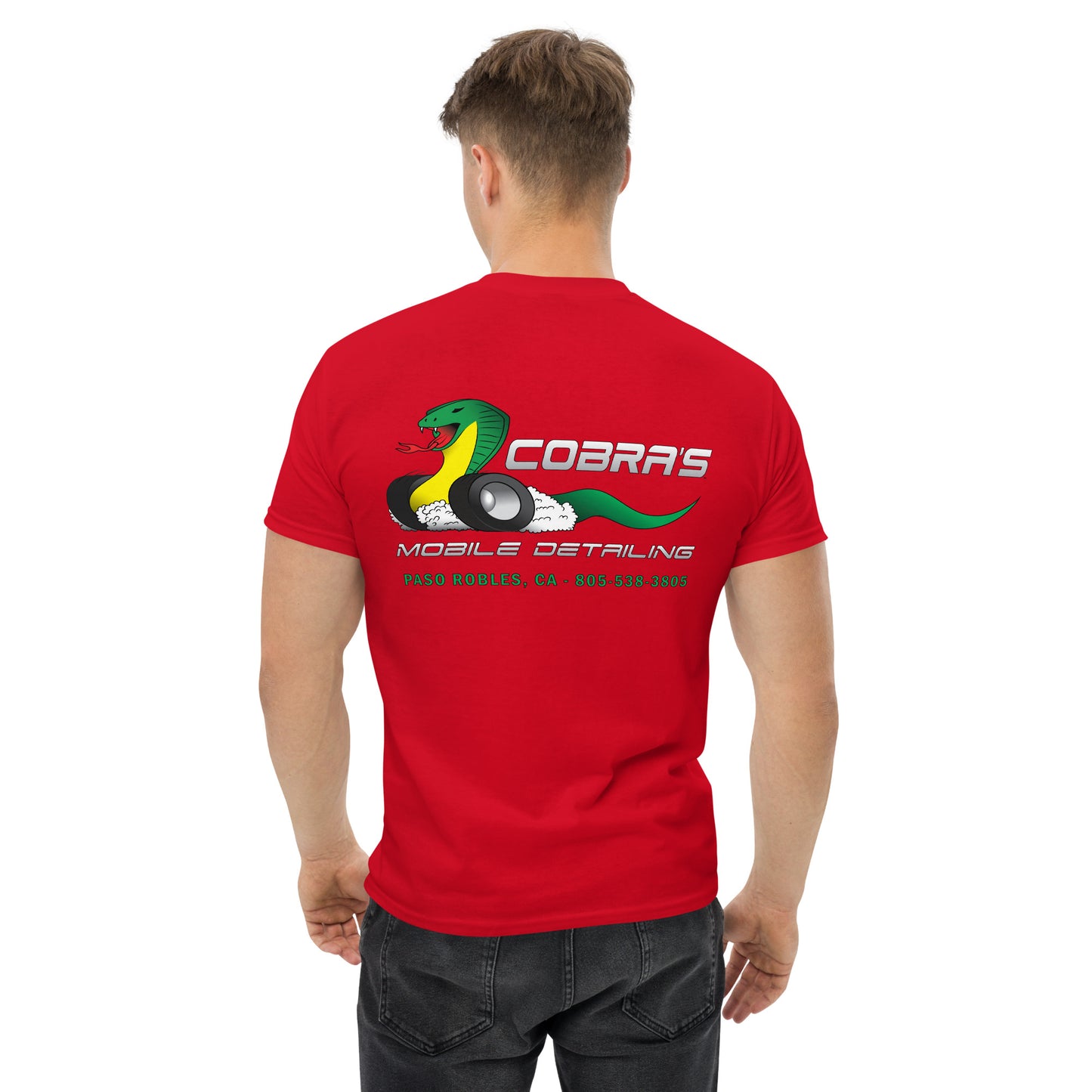 Cobra's Classic Men's Embroidered Logo Tee