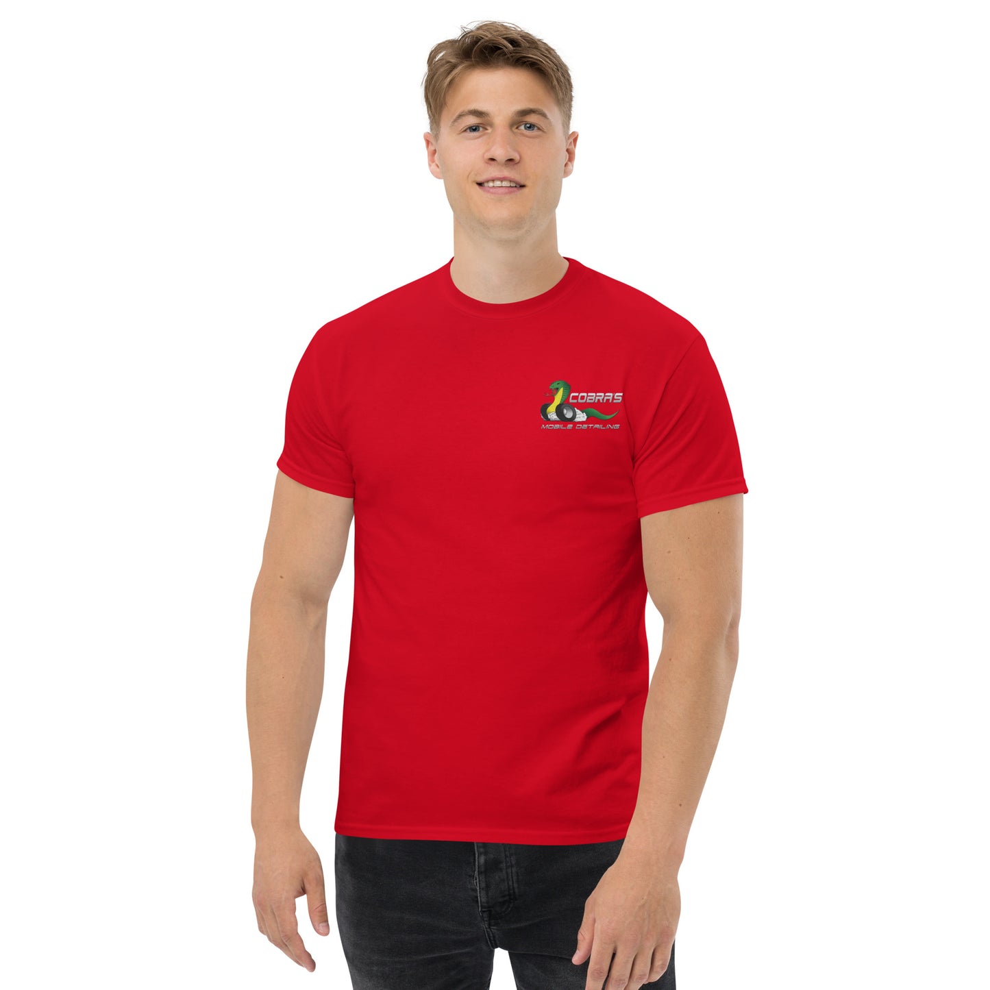 Cobra's Classic Men's Embroidered Logo Tee