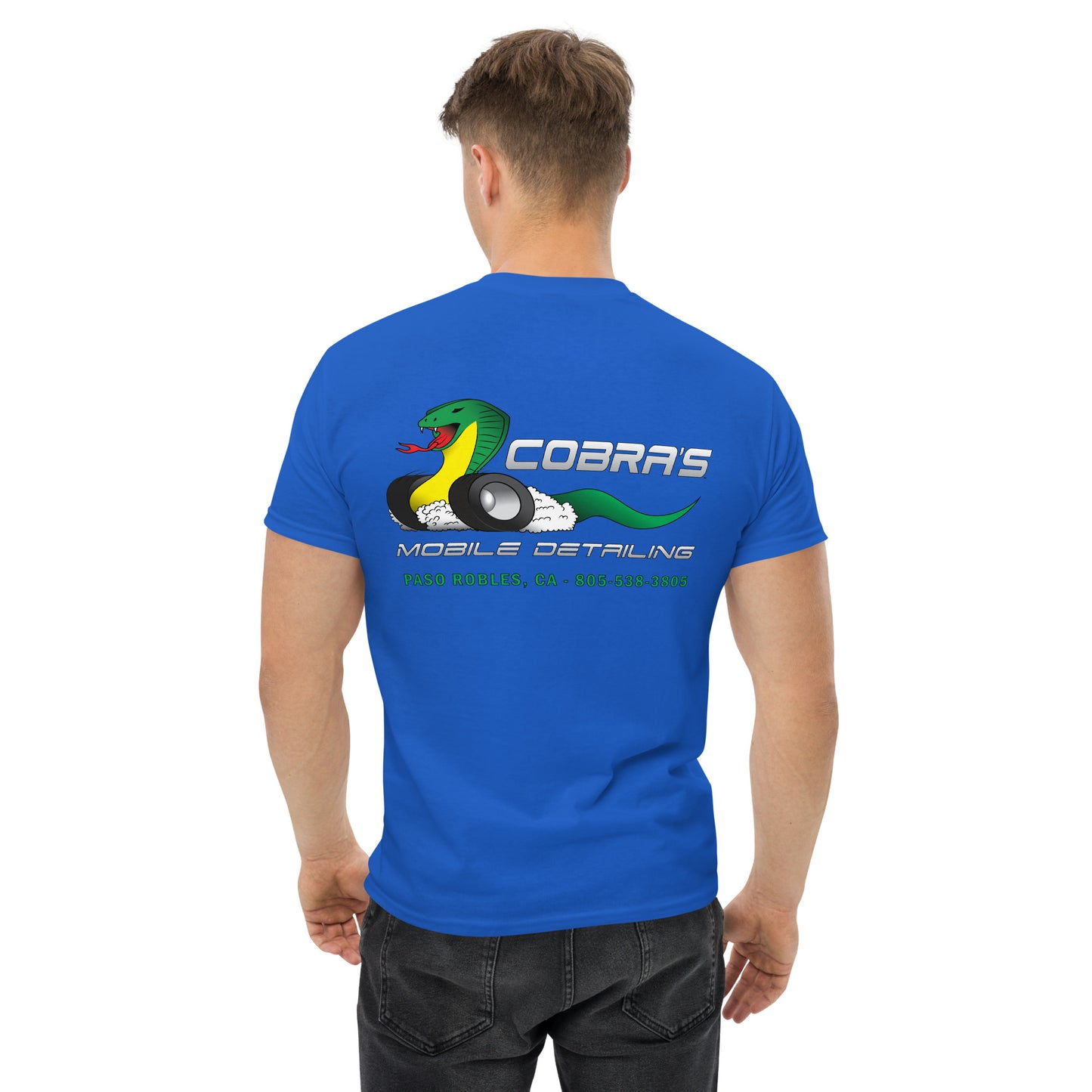 Cobra's Classic Men's Embroidered Logo Tee