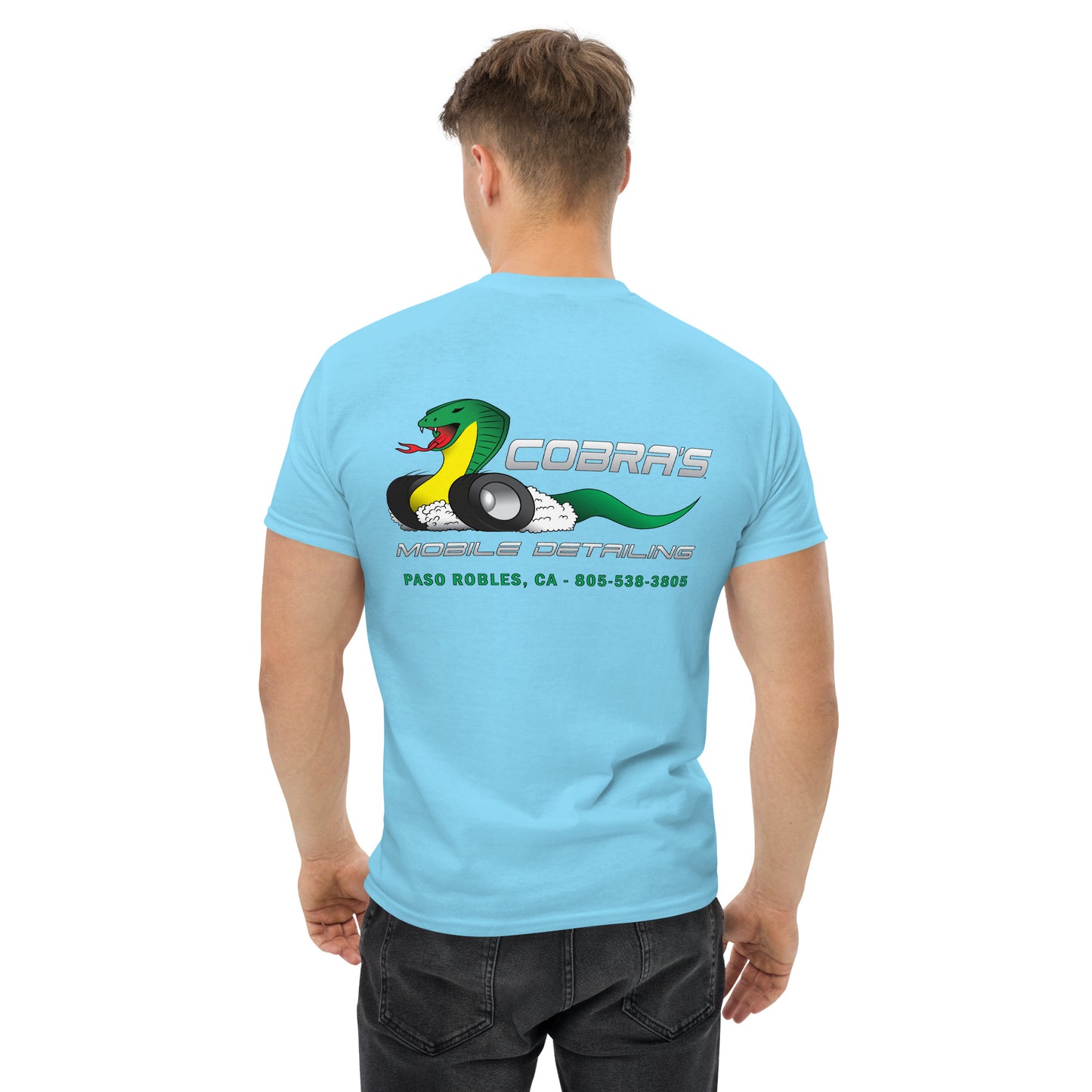 Cobra's Classic Men's Embroidered Logo Tee