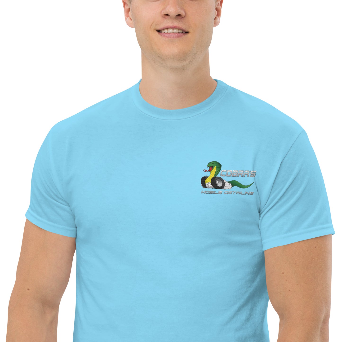 Cobra's Classic Men's Embroidered Logo Tee