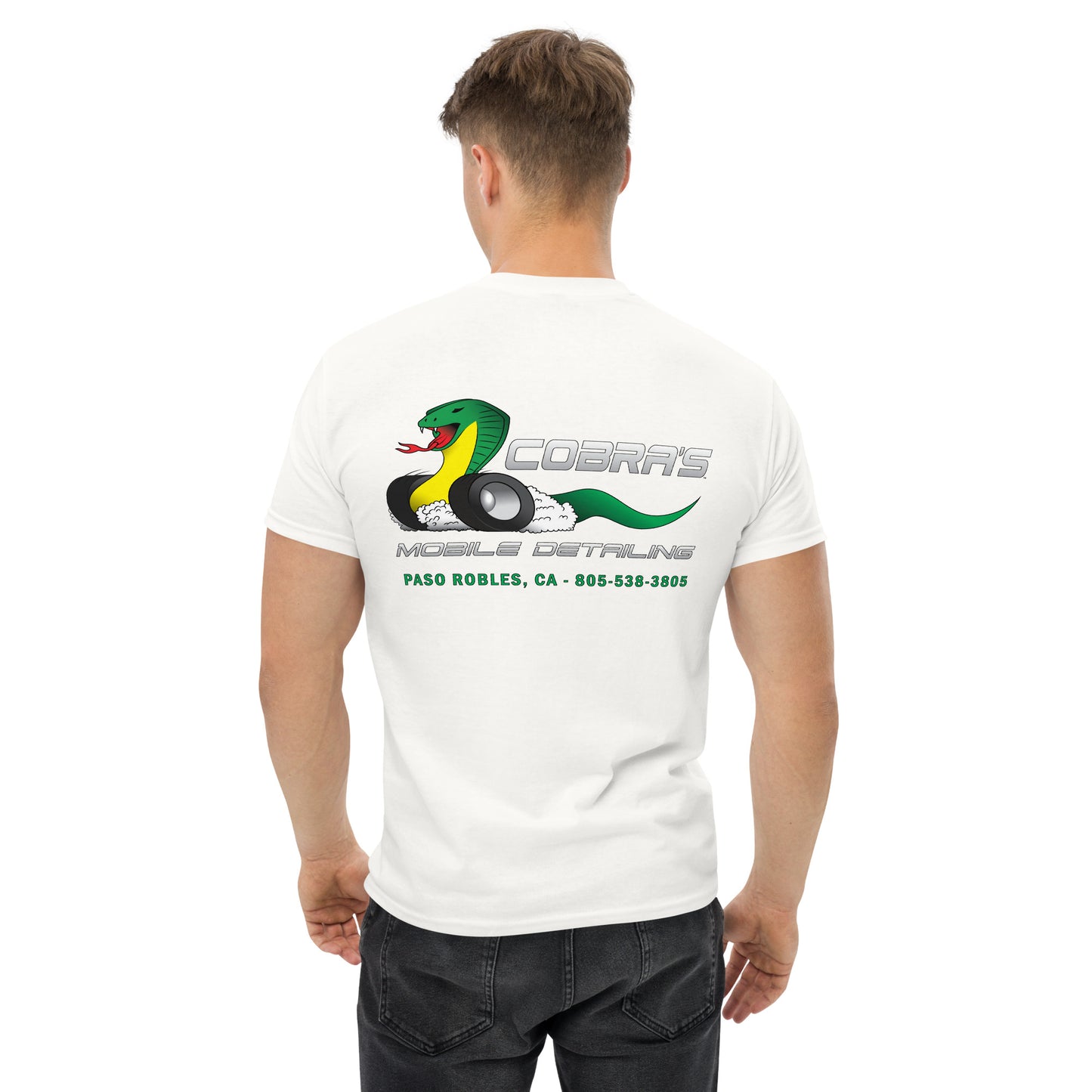 Cobra's Classic Men's Embroidered Logo Tee